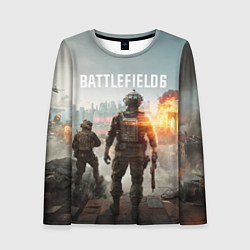 Лонгслив женский Битва за Бруклин из Battlefield 6, цвет: 3D-принт