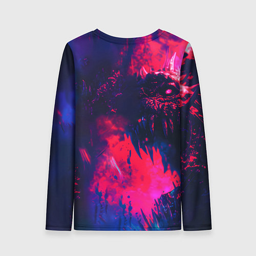 Женский лонгслив Цири и чудовище / 3D-принт – фото 2