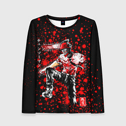 Женский лонгслив Человек-бензопила