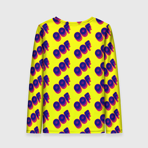 Женский лонгслив Monako off / 3D-принт – фото 2