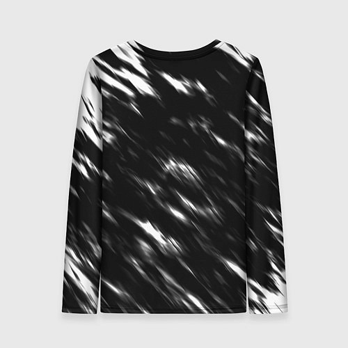 Женский лонгслив Borussia штрихи красок текстура / 3D-принт – фото 2