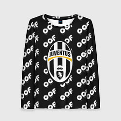 Женский лонгслив Juventus off pattern