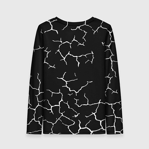 Женский лонгслив Borussia черно белые / 3D-принт – фото 2
