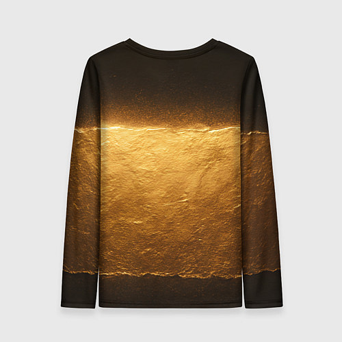 Женский лонгслив Fortnite золотой Мидас / 3D-принт – фото 2