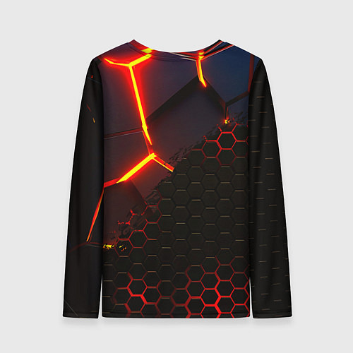 Женский лонгслив Monster energy броня краски / 3D-принт – фото 2