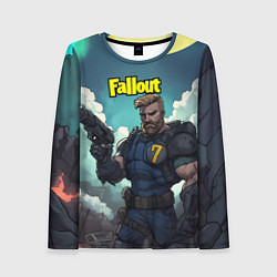 Лонгслив женский Fallout седьмой, цвет: 3D-принт