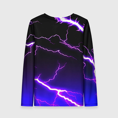 Женский лонгслив Bayern Mnchen молнии шторм / 3D-принт – фото 2