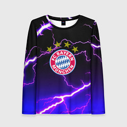 Женский лонгслив Bayern Mnchen молнии шторм
