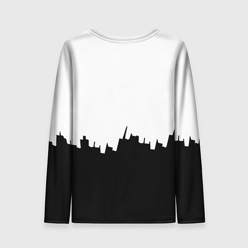 Женский лонгслив Bayern Mnchen пиксели / 3D-принт – фото 2