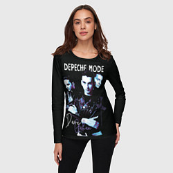 Лонгслив женский Dave Gahan Depeche Mode rose, цвет: 3D-принт — фото 2