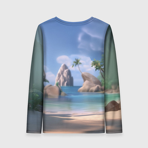 Женский лонгслив Мем чотко Цыпа Джо / 3D-принт – фото 2