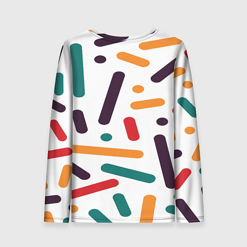 Женский лонгслив Oval oil / 3D-принт – фото 2