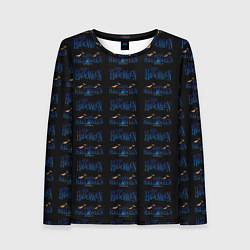 Женский лонгслив Happy halloween pattern