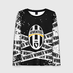 Лонгслив женский Juventus подедитель краски, цвет: 3D-принт