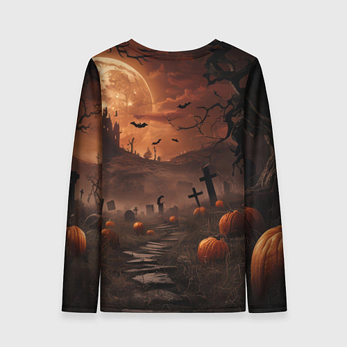 Женский лонгслив Мумия в ожидании / 3D-принт – фото 2