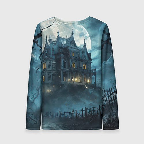 Женский лонгслив Дух у замка / 3D-принт – фото 2