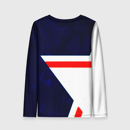 Женский лонгслив Бавария звезды геометрия / 3D-принт – фото 2
