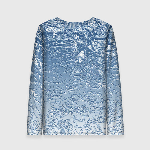 Женский лонгслив Налипший снег / 3D-принт – фото 2