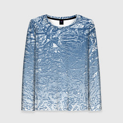 Лонгслив женский Налипший снег, цвет: 3D-принт