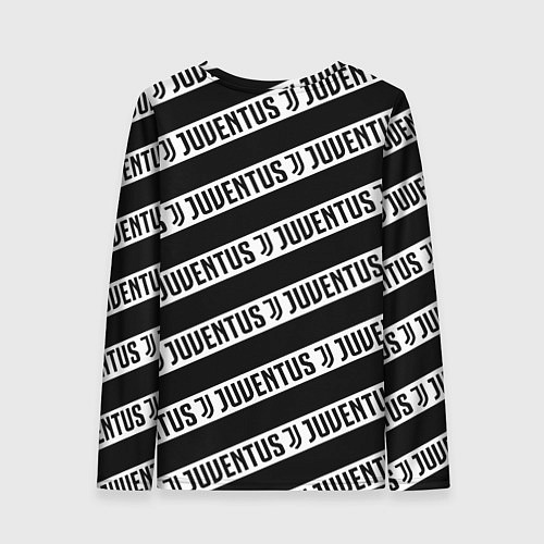 Женский лонгслив Ювентус полосы линии спорт / 3D-принт – фото 2