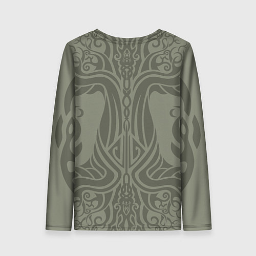 Женский лонгслив Слава богам и предкам нашим / 3D-принт – фото 2