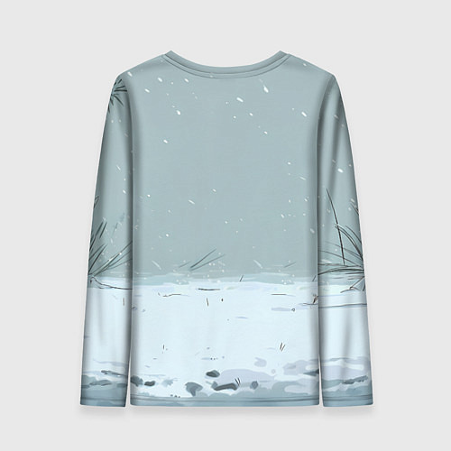 Женский лонгслив Уставшая лошадка 2026 / 3D-принт – фото 2