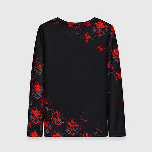 Женский лонгслив Манчестер Юнайтед самураи / 3D-принт – фото 2