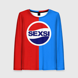 Лонгслив женский Sexsi Pepsi, цвет: 3D-принт