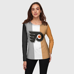 Лонгслив женский Philadelphia Flyers, цвет: 3D-принт — фото 2