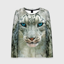 Лонгслив женский Снежный барс, цвет: 3D-принт