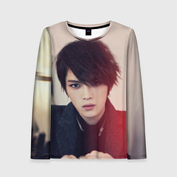 Лонгслив женский Kim JaeJoong, цвет: 3D-принт