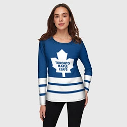 Лонгслив женский Toronto Maple Leafs, цвет: 3D-принт — фото 2
