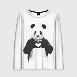 Лонгслив женский Panda Love, цвет: 3D-принт