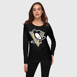 Лонгслив женский Pittsburgh Penguins: Malkin, цвет: 3D-принт — фото 2