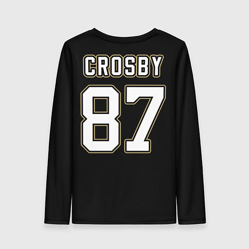 Женский лонгслив Pittsburgh Penguins: Crosby / 3D-принт – фото 2