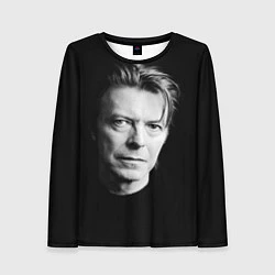 Лонгслив женский David Bowie: Black Face, цвет: 3D-принт