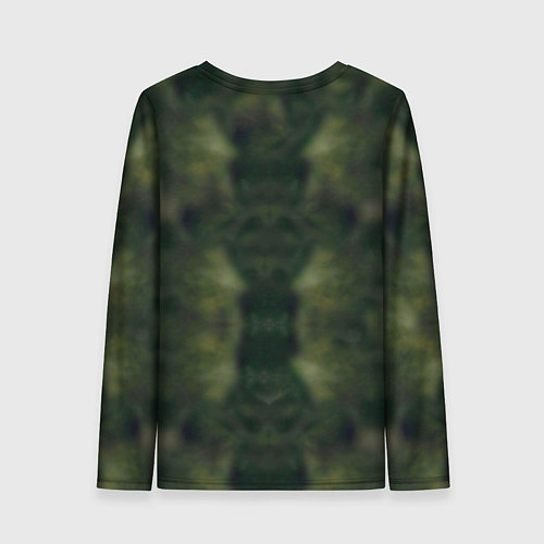 Женский лонгслив Леопард в лесу / 3D-принт – фото 2