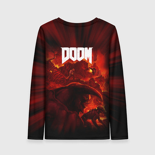 Женский лонгслив DOOM: 2016 / 3D-принт – фото 2