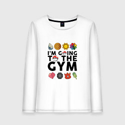 Женский лонгслив Pokemon Im going to the gym (black)