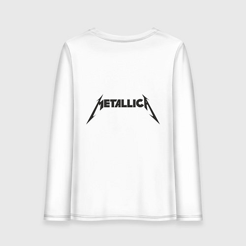 Женский лонгслив Metallica / Белый – фото 2