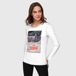 Лонгслив хлопковый женский The Shining, цвет: белый — фото 2