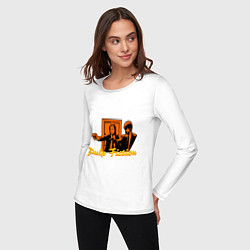 Лонгслив хлопковый женский Pulp Fiction, цвет: белый — фото 2