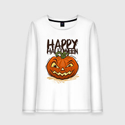 Женский лонгслив Happy halloween