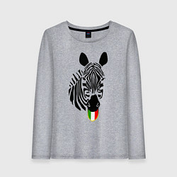 Женский лонгслив Juventus Zebra