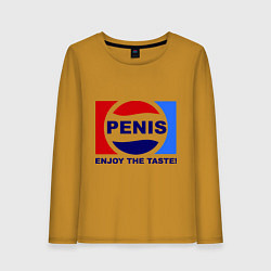 Женский лонгслив Penis. Enjoy the taste