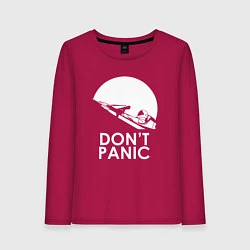 Женский лонгслив Elon: Don't Panic