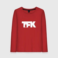 Женский лонгслив TFK: White Logo