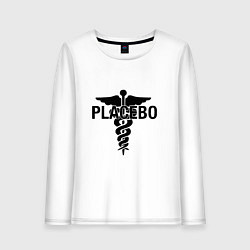 Лонгслив хлопковый женский Placebo, цвет: белый
