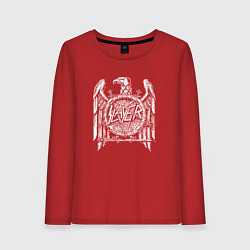 Лонгслив хлопковый женский Slayer Eagle, цвет: красный