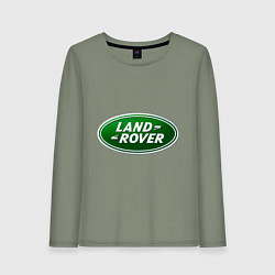 Лонгслив хлопковый женский Logo Land Rover, цвет: авокадо